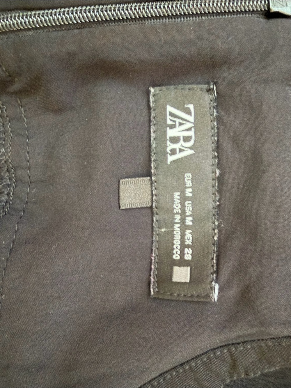 Zara Black Garment with Branded Label - Picture 6 of 6